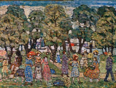 Unter den Bäumen von Maurice Brazil Prendergast